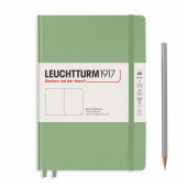 Записная книжка блокнот Leuchtturm A5 (145 x 210 мм) Muted Colours нелинованная, зеленый