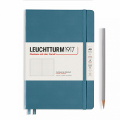 Записная книжка блокнот Leuchtturm Medium A5 (145 x 210 мм) Rising Colours в точку, синий камень