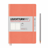 Записная книжка блокнот в мягкой обложке Leuchtturm A5 (145 x 210 мм) Muted Colours в точку, Bellini