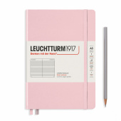 Записная книжка блокнот Leuchtturm A5 (145 x 210 мм) Muted Colours в линию, розовый