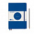 Записная книжка блокнот Leuchtturm A5 (145 x 210 мм) в точку, лимитированная серия Bauhaus 100, королевский синий