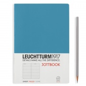 Записная книжка тетрадь Leuchtturm Jottbook А5 (в линейку), нордический синий