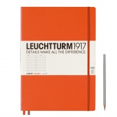 Записная книжка Leuchtturm Master Slim A4+ (в линейку), оранжевая