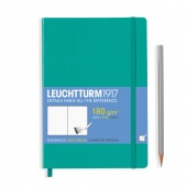 Скетчбук Leuchtturm A5 (145 x 210 мм) для рисунков, изумруд