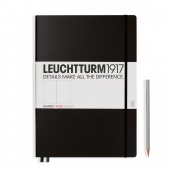 Записная книжка Leuchtturm Master A4+ (нелинованная), черная