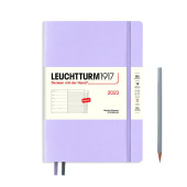 Еженедельник 2023 Leuchtturm B5 с записной книжкой + доп. буклет, сирень