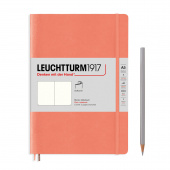 Записная книжка блокнот в мягкой обложке Leuchtturm Medium A5 Muted Colours нелинованная, оранжевый