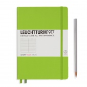 Записная книжка Leuchtturm A5 (145 x 210 мм) в линию, лайм