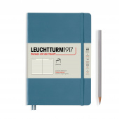 Записная книжка блокнот в мягкой обложке Leuchtturm A5 в линию, синий камень