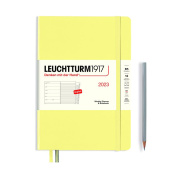 Еженедельник 2023 Leuchtturm B5 с записной книжкой + доп. буклет, ваниль