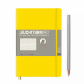 Записная книжка блокнот в мягкой обложке Leuchtturm B6+ в линию, желтый