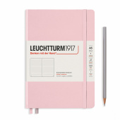 Записная книжка блокнот Leuchtturm A5 (145 x 210 мм) Muted Colours в точку, розовый