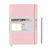 Записная книжка блокнот в мягкой обложке Leuchtturm A5  (145 x 210 см) Muted Colours нелинованная, розовый