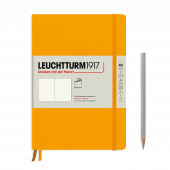 Записная книжка блокнот в мягкой обложке Leuchtturm A5 в точку, тёплый жёлтый