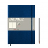 Записная книжка блокнот в мягкой обложке Leuchtturm В5 (в точку), темно-синяя