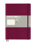 Записная книжка блокнот в мягкой обложке Leuchtturm В5 (в точку), винный