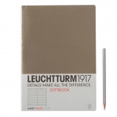 Записная книжка тетрадь Leuchtturm Jottbook А4 (в линейку), песочная