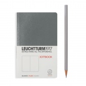 Записная книжка тетрадь Leuchtturm Jottbook А6 (нелинованная), антрацит