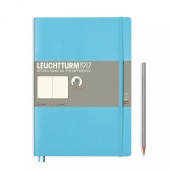 Записная книжка блокнот в мягкой обложке Leuchtturm В5 (нелинованная), голубая