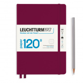 Записная книжка блокнот Leuchtturm 120g Edition в точку, винный