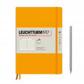 Записная книжка блокнот в мягкой обложке Leuchtturm A5 в линию, тёплый жёлтый
