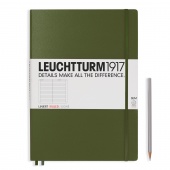 Записная книжка Leuchtturm Master Slim A4+ (в линейку), хаки