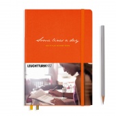 Записная книжка воспоминаний, дневник на 5 лет Leuchtturm A5 (несколько строк в день), оранжевая