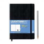 Скетчбук Leuchtturm A5 (для рисунков), черный