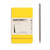 Блокнот Leuchtturm репортёрский А6 в точку, жёлтый