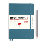 Еженедельник 2023 Leuchtturm А5 + доп. буклет, синий камень