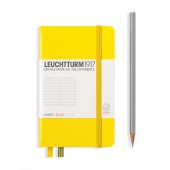Записная книжка Leuchtturm A6 (в линейку), желтая