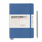 Записная книжка блокнот Leuchtturm Medium A5 Muted Colours в точку, голубой