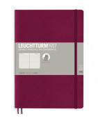 Записная книжка блокнот в мягкой обложке Leuchtturm A5 (145 x 210 мм) в линию, винный