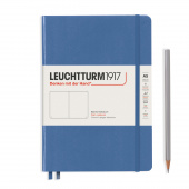 Записная книжка блокнот Leuchtturm Medium A5 (145 x 210 мм) Muted Colours нелинованная, голубой