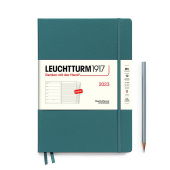Еженедельник 2023 Leuchtturm B5 с записной книжкой + доп. буклет, синий камень