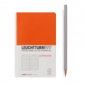 Записная книжка тетрадь Leuchtturm Jottbook А6 (в линейку), оранжевая