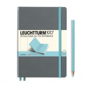 Записная книжка Leuchtturm Bicolore А5 (нелинованная), серо-голубая