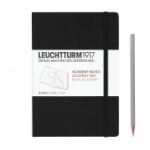 Блокнот с отрывными листами Leuchtturm Academy Pad A5 (145 x 210 мм) нелинованный, черный