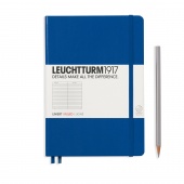 Записная книжка блокнот Leuchtturm A5 (в линейку), королевский синий