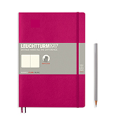 Записная книжка блокнот в мягкой обложке Leuchtturm В5 (нелинованная), ягодная