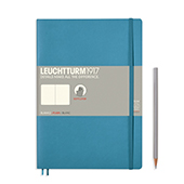 Записная книжка блокнот в мягкой обложке Leuchtturm В5 (нелинованная), нордический синий
