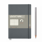 Записная книжка блокнот в мягкой обложке Leuchtturm B6+ в линию, антрацит