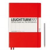 Записная книжка Leuchtturm Master Slim A4+ (в точку), красная
