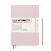 Записная книжка блокнот Leuchtturm B5 (178 х 254 мм) в линейку, пудровый