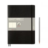 Записная книжка блокнот в мягкой обложке Leuchtturm В5 (нелинованная), черная