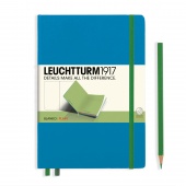 Записная книжка Leuchtturm Bicolore А5 (нелинованная), лазурь-лайм