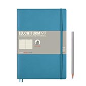 Записная книжка блокнот в мягкой обложке Leuchtturm В5 (в линейку), нордический синий