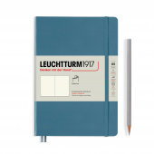 Записная книжка блокнот в мягкой обложке Leuchtturm A5 в точку, синий камень