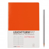 Записная книжка тетрадь Leuchtturm Jottbook А5 (в линейку), оранжевая