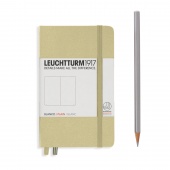 Записная книжка блокнот Leuchtturm A6 (нелинованная), песочная